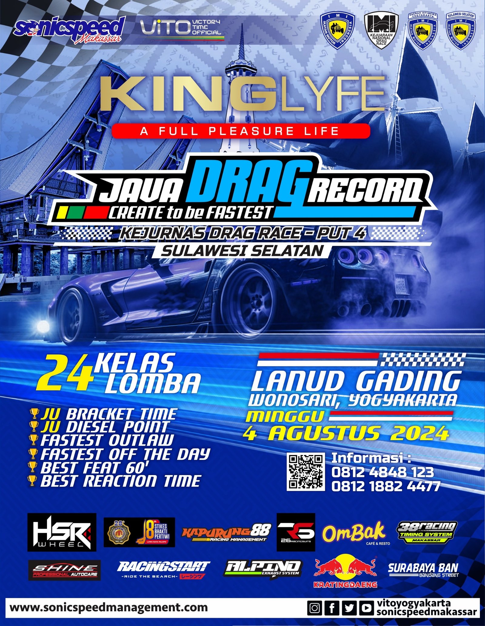 KEJURNAS DRAG RACE PUT 4 JAVA DRAG RECORD