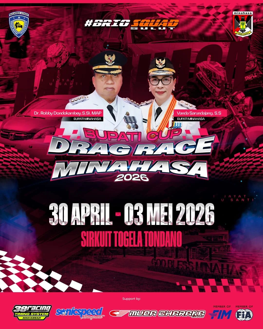 Bupati Cup Drag Race Minahasa 2026